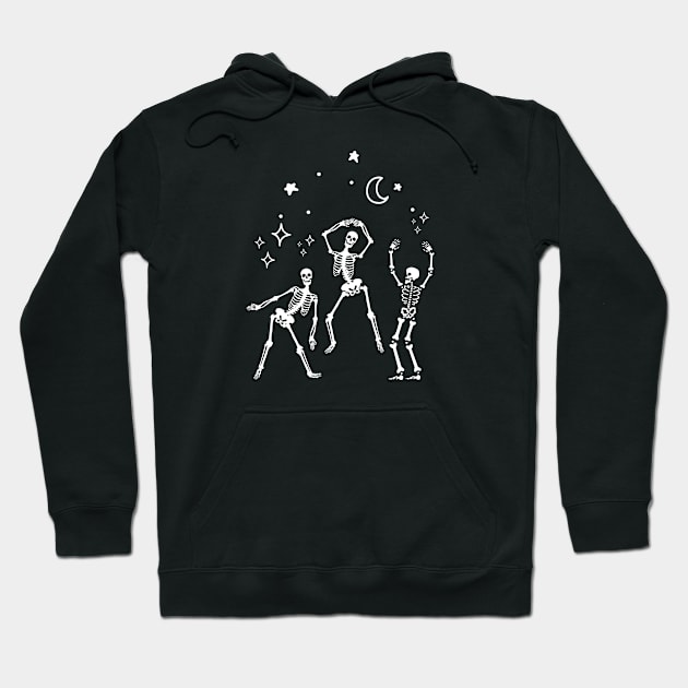 dancing skeleton Hoodie by M.Y